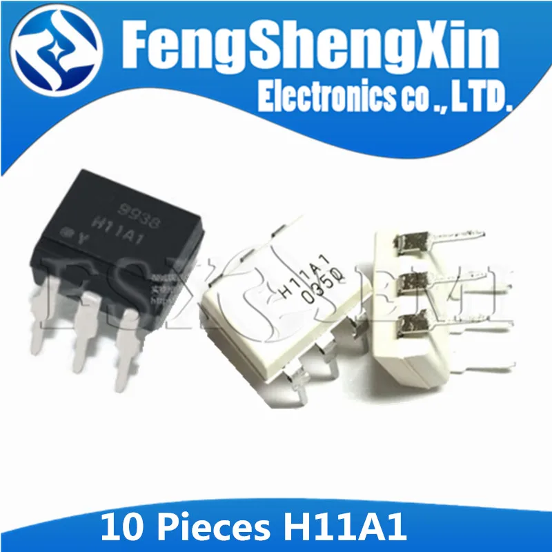 Фототранзистор H11A1 H11A1S DIP-6 10 шт. | Электронные компоненты и принадлежности