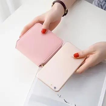 

Fashion Leather Short Wallet Tassel Small Change Bag Zipper Wallet Ladies Coin Purse