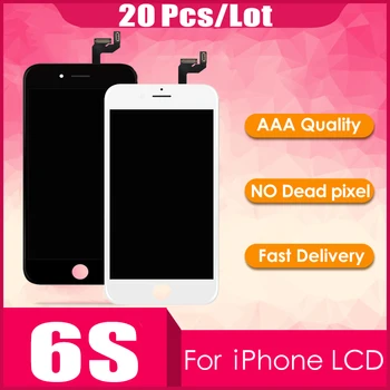 

20PCS/LOT For iPhone 6S LCD With 3D Force Touch Screen Assembly 4.7 Inch Display AAA+++ Quality Free Shipping