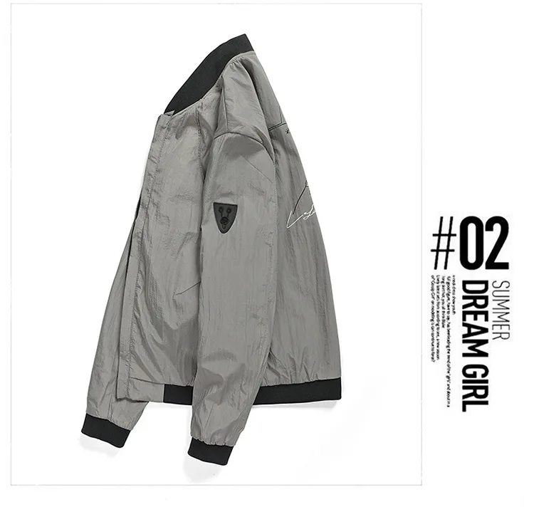 Spring And Autumn New Style Korean-style Fashion Hundred Towers Men Cool Slim Fit Jacket Baseball Collar Casual Jacket