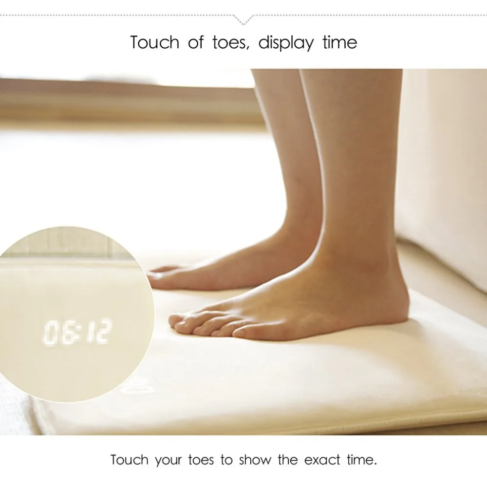 Music Carpet Alarm Clock Lazy Electronic Alarm Clock Smart White-Collar Student Smart Wake Up Professional Fashion