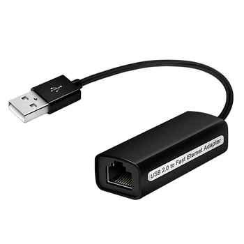 

USB 2.0 to Fast Ethernet Adapter Network Adapter for Nintendo Switch for N-Switch Wii Wii U