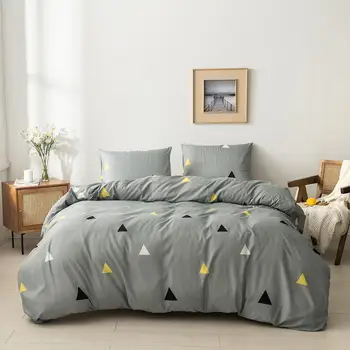 

Simple Style Students Bedclothes Kids Bed Duvet Cover Set Pillowcase Sheet 1,5м / 2,0м / EBPO / Семья Bedding Set for Adults