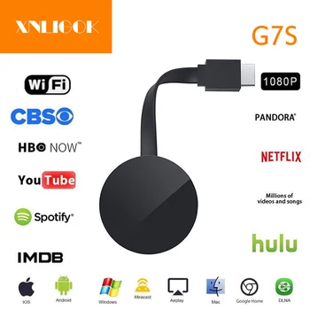

Mirascreen G7S wireless wifi same screen chromecast supports google Netflix HDMI push TV Stick