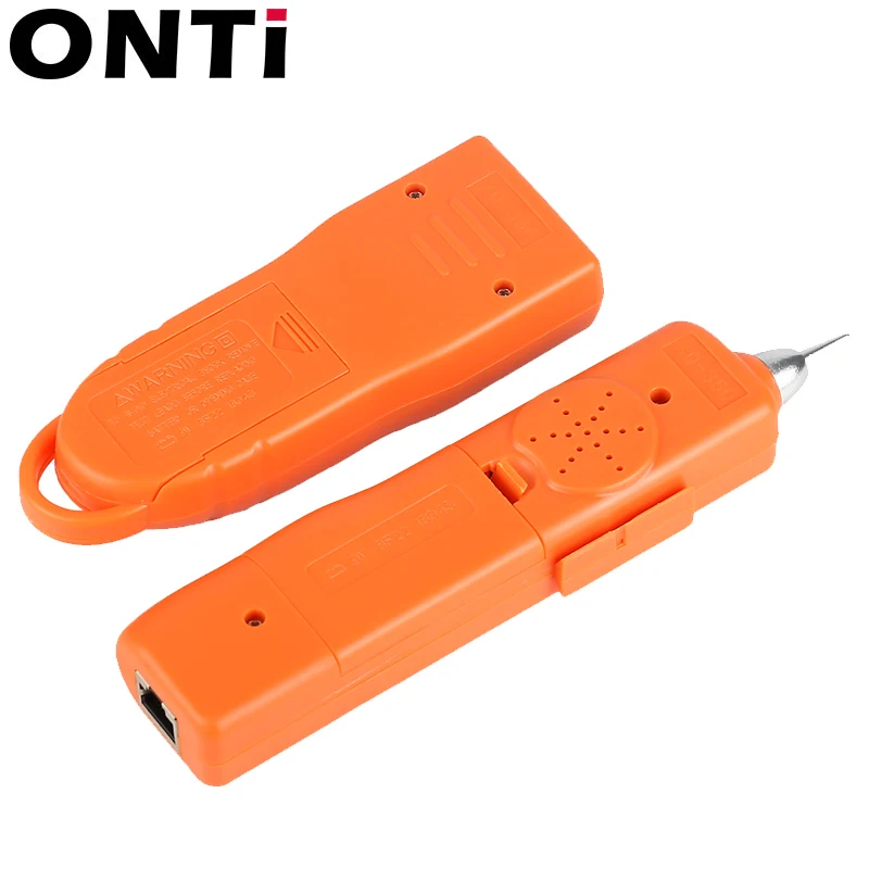 ONTi RJ11 RJ45 Cat5 Cat6 Telephone Wire Tracker Tracer Toner Ethernet LAN Network Cable Tester Detector Line Finder