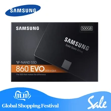SAMSUNG 860 EVO 2," твердотельный диск внутренний SSD 500 Гб TLC SATA III HDD для ноутбука