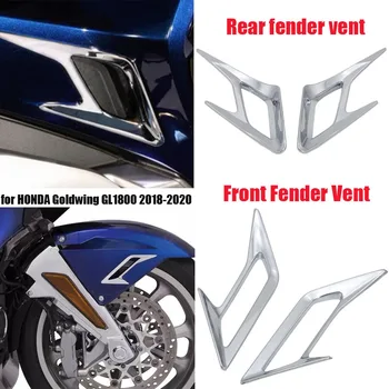 

For Honda Goldwing GL1800 2018 2019 2020 Front Fender Accent Decoration Trim Motorcycle Chrome Accessories ABS Plastic