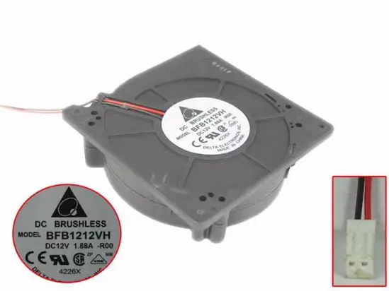 Delta Electronics BFB1212VH-R00 DC 12V 1.88A 120x120x32 мм 2-провод Сервер вентилятор охлаждения