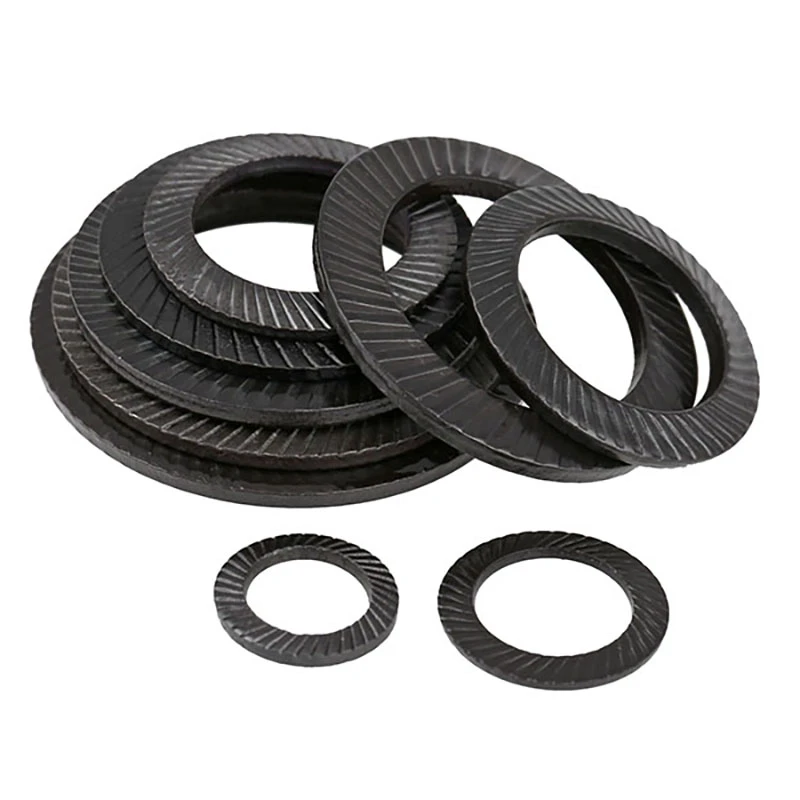 Double Tooth Lock Washer Black Double Tooth Washer Anti Loosening And