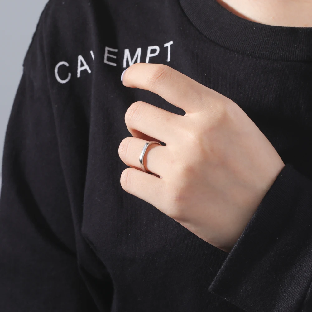 Stainless Steel Men's Women's Rings Classic Gold Color Finger Rings Trend Fashion Wedding Couple Jewelry gold color rings couples rings stainless steel ring finger ring gold color ring wedding rings wedding ring