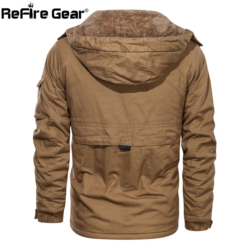 Refire gear зимние Утепленные карго куртки мужские армейские боевые штурмовые куртки с капюшоном мужские тактические военные теплые винтажные повседневные пальто