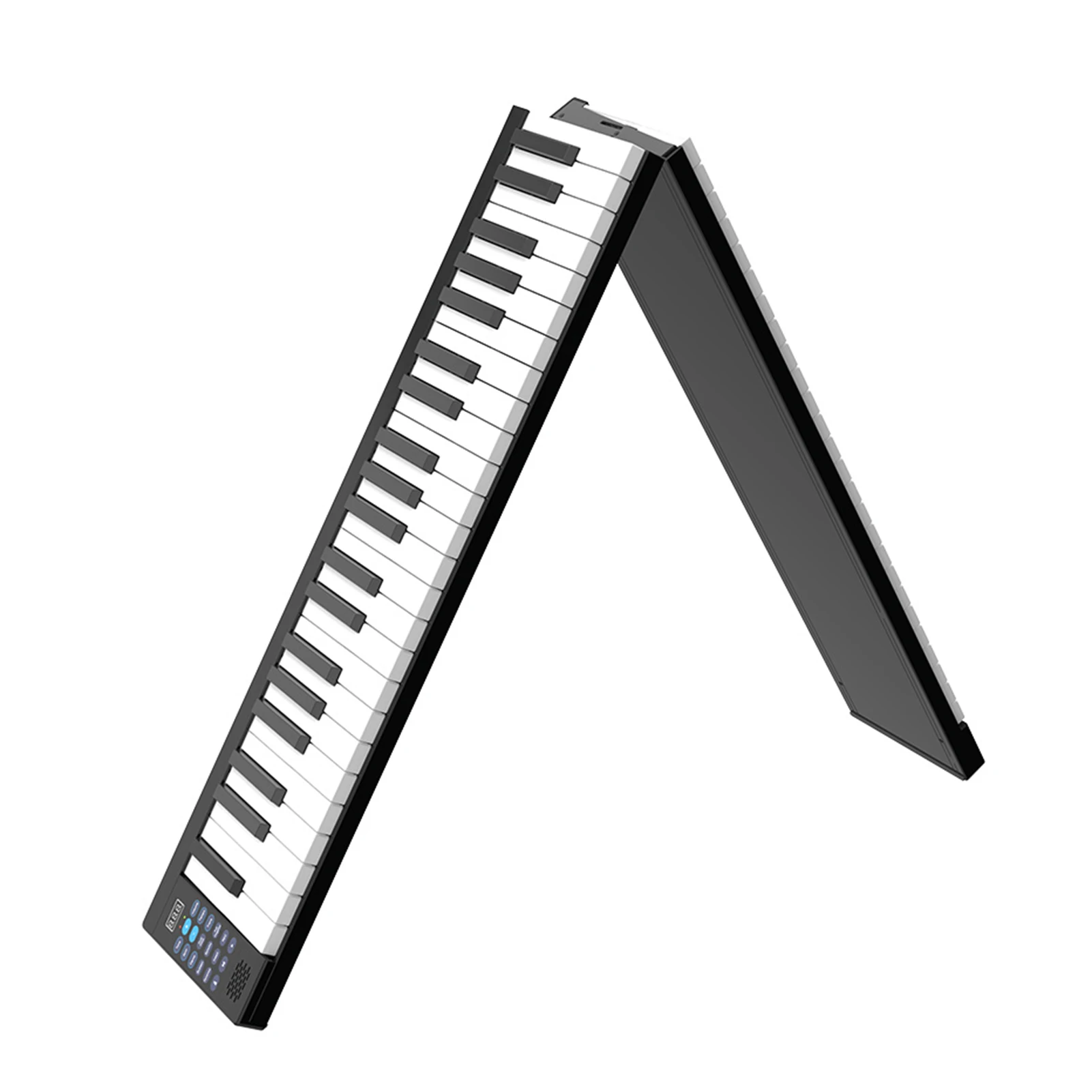 88 Keys Keyboard Electric Piano Portable Digital Piano with LCD Display Built-in Speakers Rechargeable Battery BT Connectivity