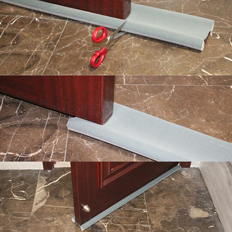 

95CM Flexible Door Bottom Sealing Strip Guard Sealer Stopper Door Weatherstrip Guard Wind Dust Blocker Sealer Stopper Door Seal