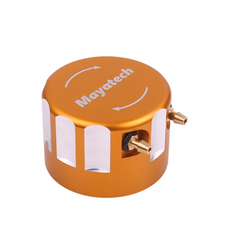 Mayatech CNC Aluminum Alloy Oilcan Cover Gasoline Tank Box Lid Oil Drum Cap Shell Top Adapter Filter for RC Aircraft Fixed Wing 4