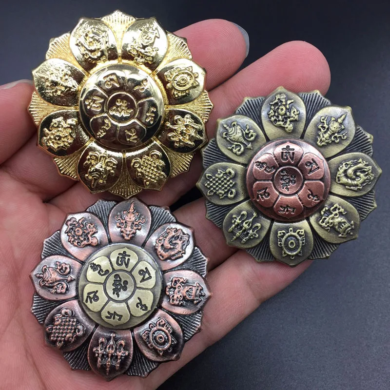 Новинка 2020 крутой Спиннер для пальцев с цветком лотоса фиджет-Спиннер и игрушка