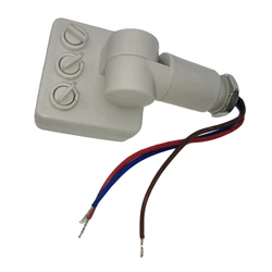 PIR Motion Sensor Switch 110-240V Light Sensing Switch Outdoor Indoor Infrared Light Switch Sensitive IP65 Time Delay