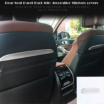

Car Styling For BMW X5 G05 2019 2020 Rear Seat Panel Back trim decoration Stickers covers Interior Auto accessories
