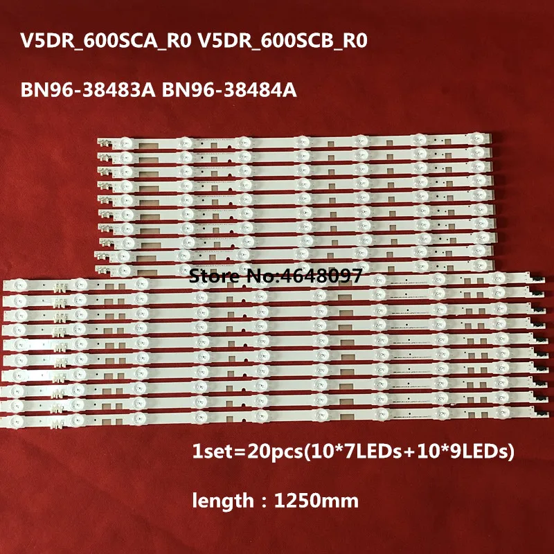 Светодиодная подсветка полосы 16 лампы для Samsung 60 &quotТВ UN60JS700D UN60JS8000 N60KU6300 KQ601R3HA6K