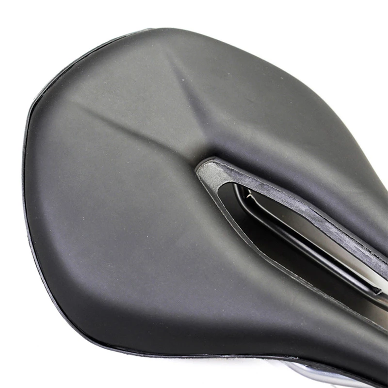 Full Carbon Fiber Bike Black Saddle Durable Comfortable Glossy Seat Pad Mat for Mountain Road Bicycle Part Accessories