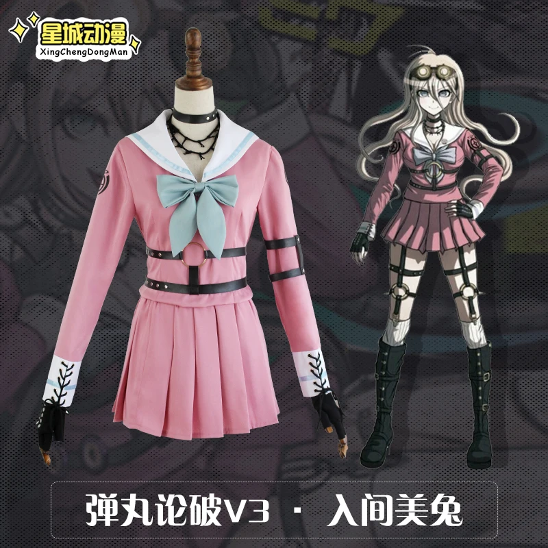 Danganronpa V3 Killing Harmony Iruma Miu, карнавальный костюм, нарядное платье для торжественных случаев, вечеринок, красивое женское платье