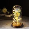 Eternal Rose Flower The Beauty And Beast Rose In A Glass Dome LED Lamps Home Decor Wedding Christmas Valentines Day Gift ► Photo 3/6