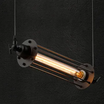 

E26/E27 Vintage Industrial Pendant Lamp Kitchen Bar Hanging Chain Ceiling Light Fixture