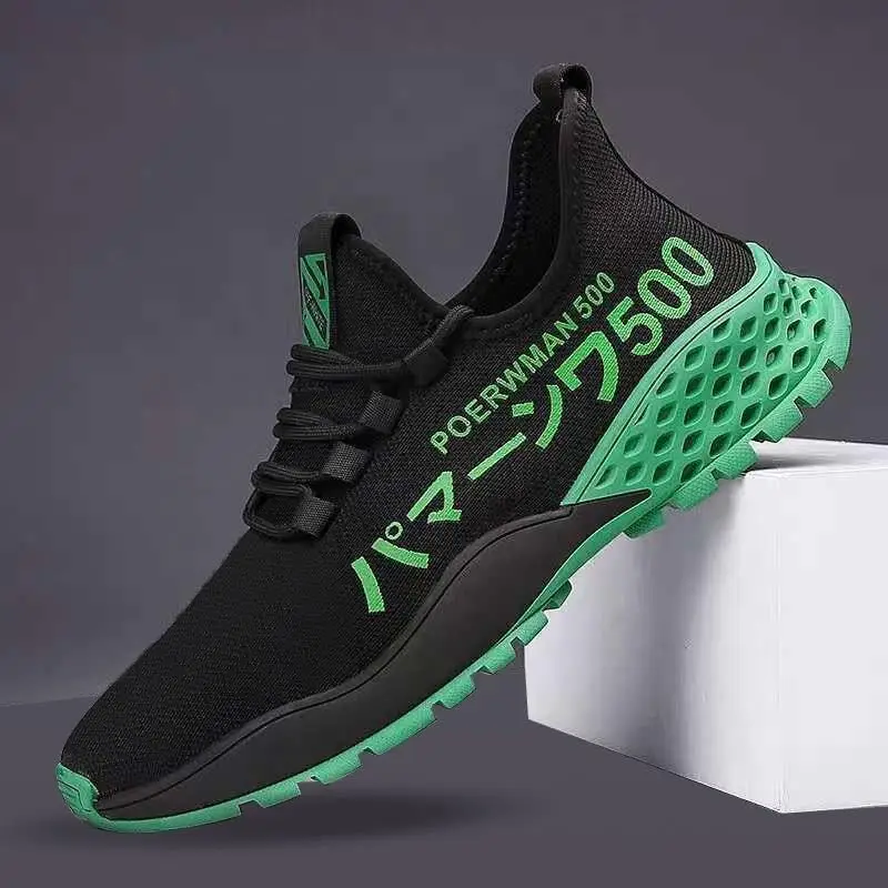 

2021 New Spring Fashion Men's Casual Footwear Breathable Non Slip Outdoor Sneakers Trend Light Walking Shoes Size 39-44