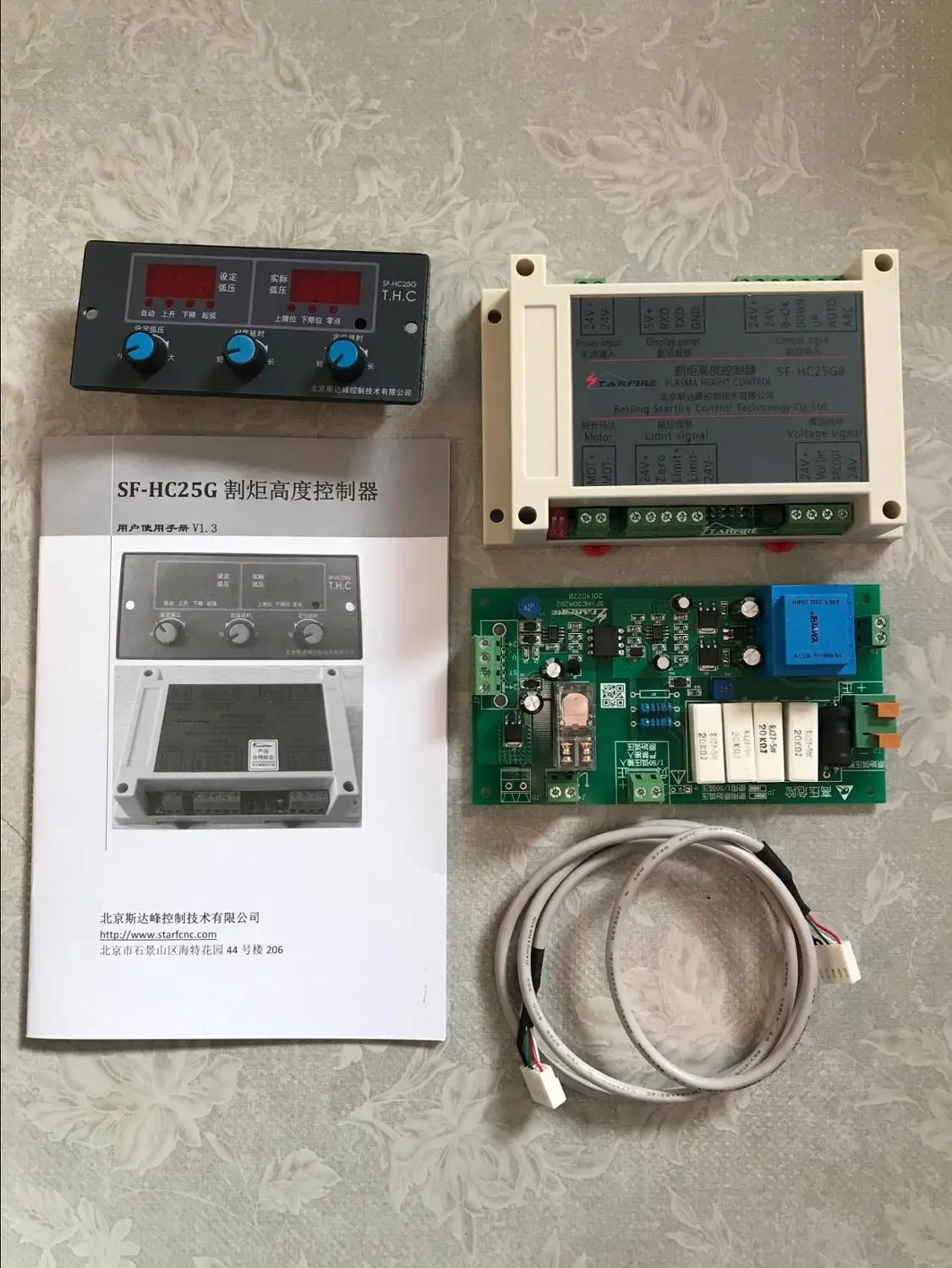 US $112.00 SFHC25G thc plasma cnc cutting machine automatic Arc cap voltage Plasma cutting machine cutter torch height controller