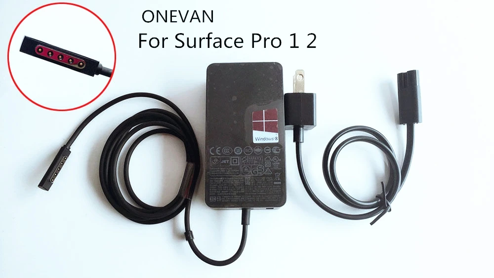 Адаптер переменного тока ONEVAN 12V 3.6A 45W для Microsoft Surface Pro 1 2 10 6 &quotWindows 8 Tablet 1514 1536 1601 RT RT2