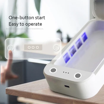 

Disinfection box for disinfection of daily necessities such as mobile phones, jewelry, USB portable UV disinfection