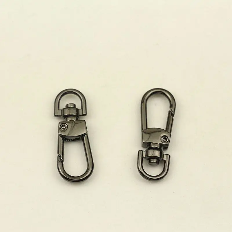 30pcs 8mm Metal Hanger Buckles Bags Swivel Clasps Lobster Handbag Belt Strap Chain Snap Hook DIY Bag Parts Hardware Accessories