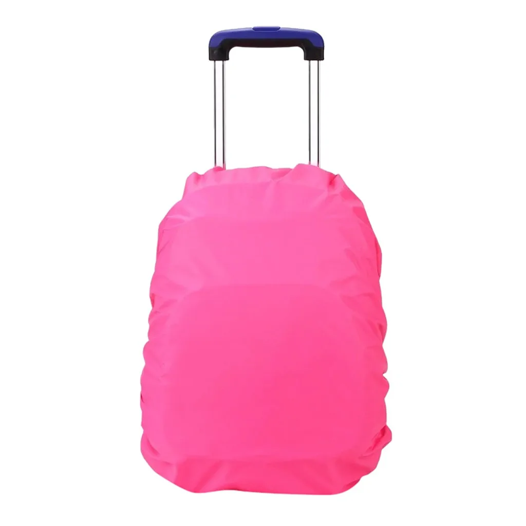 Унисекс 80l Рюкзак багаж дождевик Открытый Альпинист Сумка Водонепроницаемый чехол дорожные чемоданы с колесами - Color: Pink
