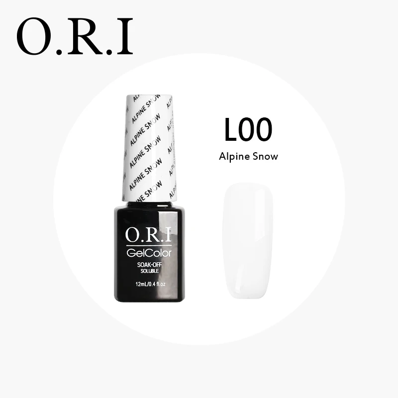O.R.I 12 мл УФ-гель для ногтей УФ светодиодный лак для ногтей Гибридный впитывающий Гель-лак для ногтей Opies Гель-лак для ногтей - Цвет: L00