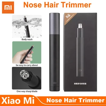 

Xiaomi Electric Mini Nose hair trimmer IPX7 Waterproof Portable Ear Nose Hair Shaver Clipper Waterproof Safe Cleaner Tool