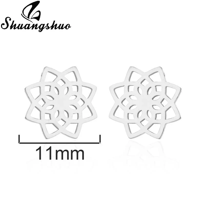 Edelstahl Hirsch Elch Schneeflocke Weihnachts ohrringe kleine Weihnachts Ohr stecker Neujahrs geschenk für Frauen Mädchen Oor bellen – Detail 26