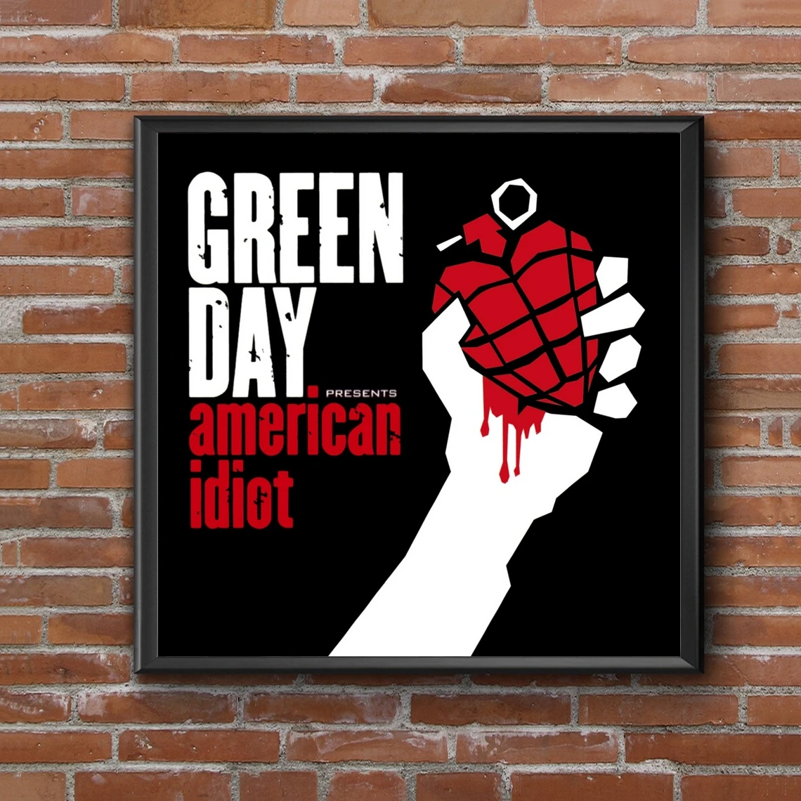 Green Day American )Music Album Cover Poster Music Singer Star Canvas Poster Pittura Murale Decorazione Domestica (Senza Cornice)