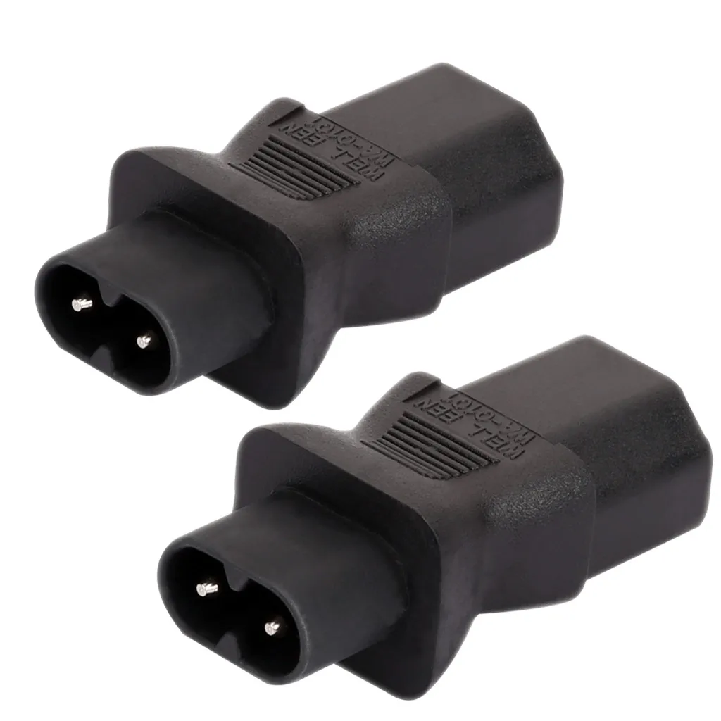 Standard IEC 320 C13 To C8 Adapter, IEC 320 C8 To C13 Power Adapter Good heat dissipation durable