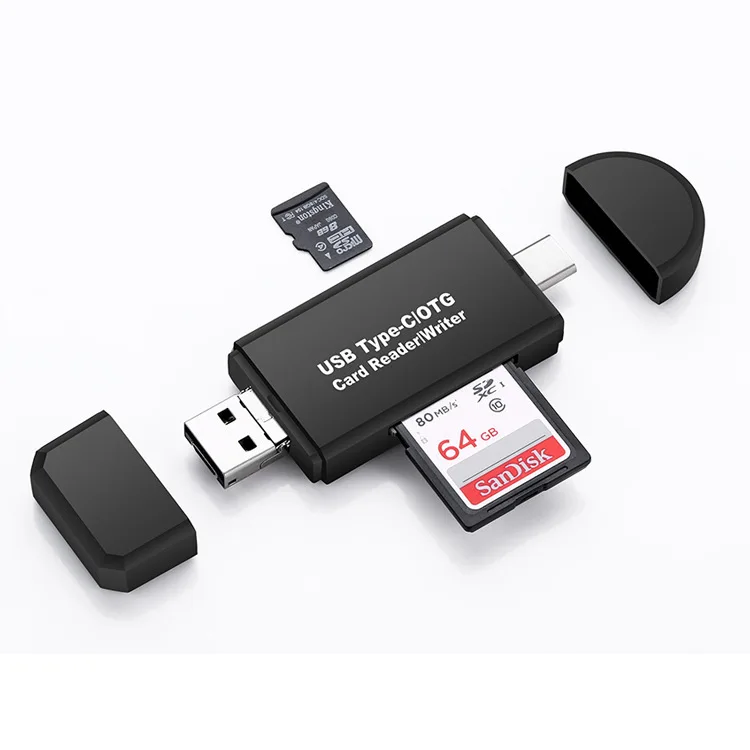 

Mini TF Card Camera SD Card Type-C Multi-Function OTG Card Reader
