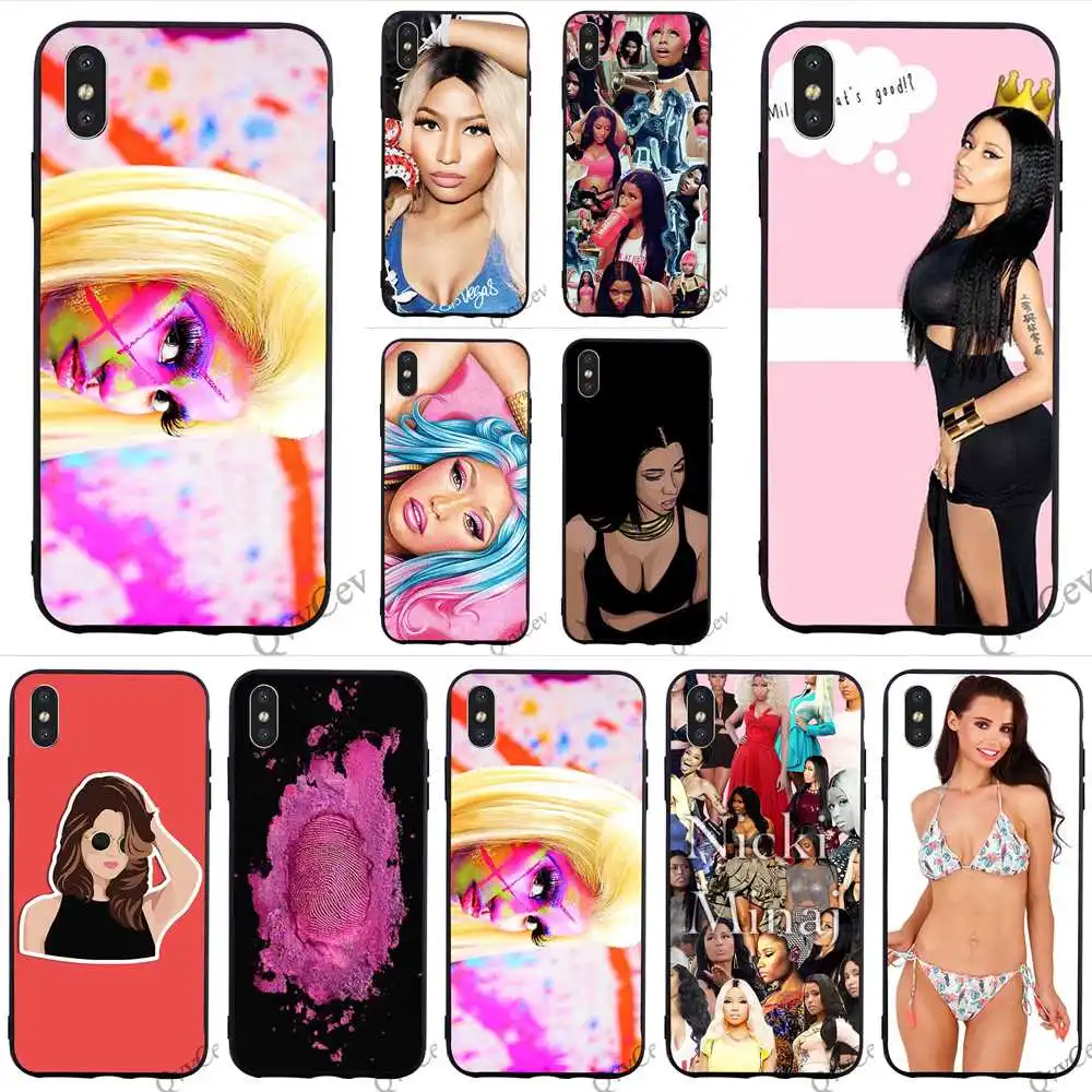 

Shockproof Nicki Minaj Girl Phone Case for iPhone 5S Cover XR X 7 5 8 Plus 6 6S SE Xs Max Covers Skin