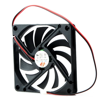 

1 pcs 80mm 2 Pin DC 12Volt 2P Connector Cooling Fan for Computer Case CPU Cooler Radiato 8010 DC Axial Flow Cooling Cooler Fan