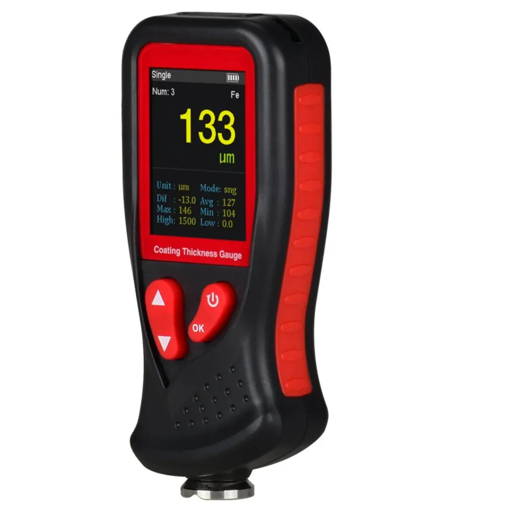 

GT230 USB Charging Paint Thickness Gauge Magnetic Thickness Gauge with Graph Display and High Low Value Setting