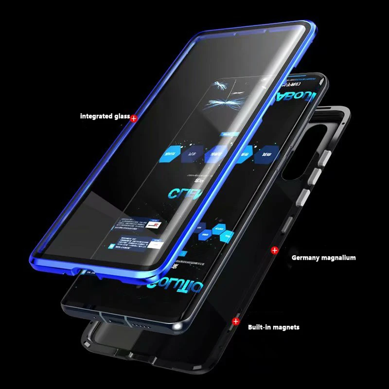 BOBYT для HUAWEI P30 P30pro полный корпус Магнитные защитные чехлы 360 Защита Передняя Задняя стеклянная защита P30 Pro