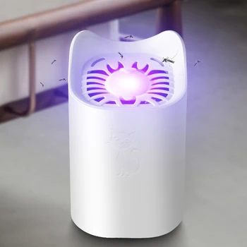 

USB Electric Photocatalysis Led Cute Cat Mosquito Killer Lamp UV Bug Zapper Trap No Radiation Insect Killer Flies Trap Lamp