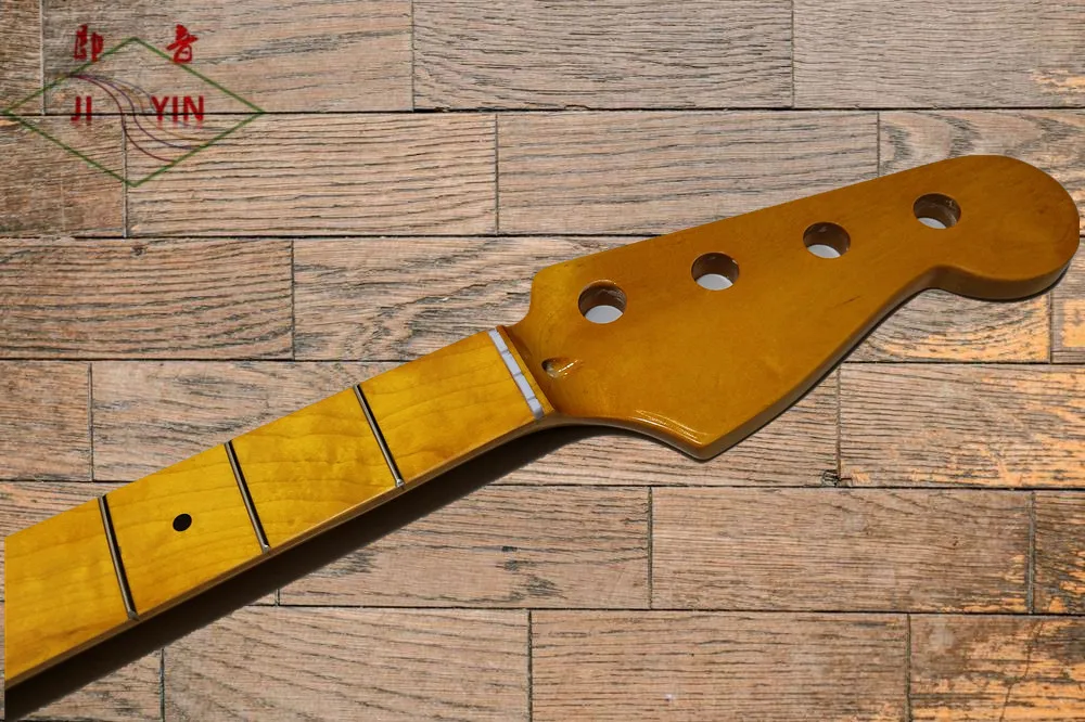 1 шт. Canana Maple 21 лада шеи для Электрический джаз бас гитары шеи Запчасти Замена