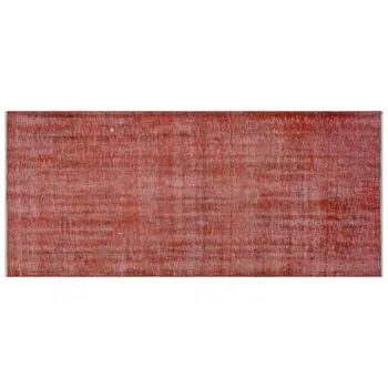 

Handmade Orange Vintage Overdyed Turkish Area Rug 107x209 Cm-3'6''X6'10''
