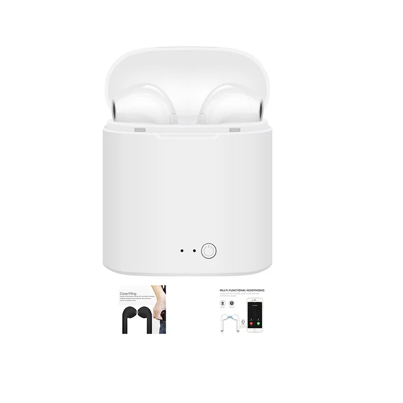 I7s TWS Bluetooth наушники туры воздуха стерео беспроводные наушники спортивные наушники с микрофоном для телефонов Xiaomi