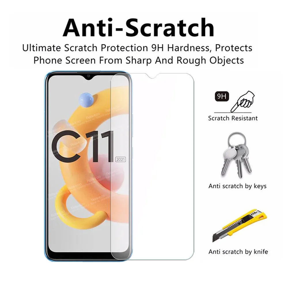 mobile tempered glass Dành Cho Oppo Realme C11 2021 Kính Cường Lực Camera Kính Cường Lực Realmec11 Redmi Realmy C 11 RMX3231 6.52 "Tấm Bảo Vệ Màn Hình Bảo Vệ bộ Phim best screen guard for mobile