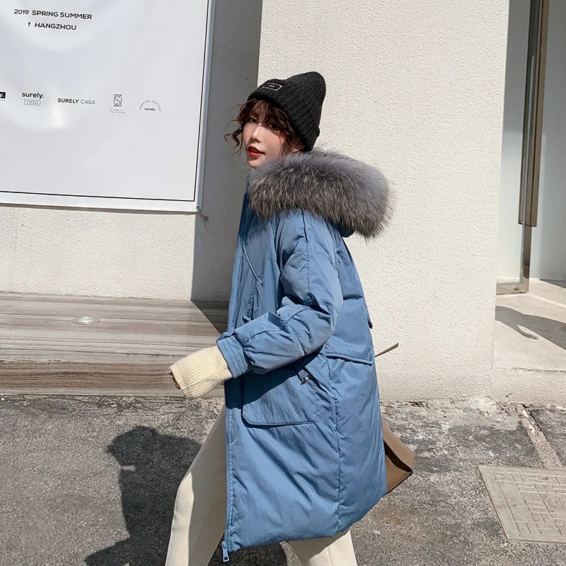 

Autumn & Winter Coat Women Jacket 2019 New Style Korean-style Mid-length Cotton-padded Clothes Loose Thick Students Cotton Coat