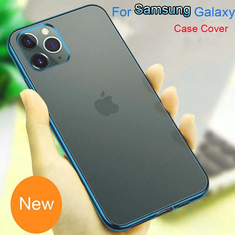 Чехлы для samsung Galaxy A50 A70 S9 Plus S10S 30 40 60 Note 8 9 10Plus роскошный полупрозрачный матовый Рождественский мягкий чехол