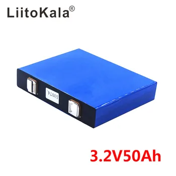 baratas Liitokala 3.2v 50ah Lifepo4 Bateria De Lítio 150a 3c Alta Dreno Para Diy 12 V 24 V Inversor Solar Veículo Elétrico Treinador Carrinho De Golfe
